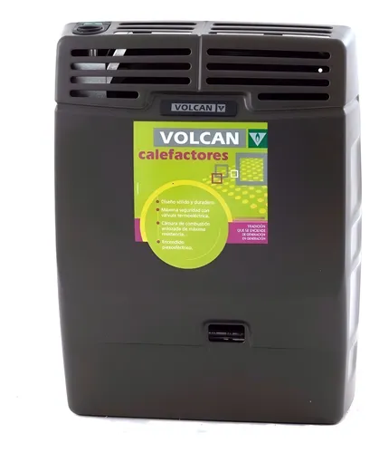 Volcan 43712vn calefactor tiro balanceado 3800 calorias gas natural - Imagen 3