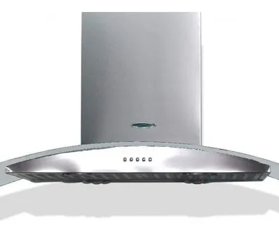 ECOCLIMA 16276I CAMPANA CRISTAL CURVO 75 ACERO CON MOTOR