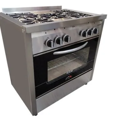 USMAN WIN UP COCINA 5 HORNALLAS ACERO C/VISOR R/FUNDICION 85CM