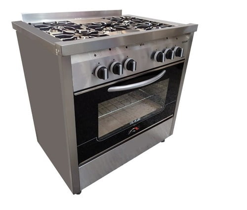 USMAN WIN UP COCINA 5 HORNALLAS ACERO C/VISOR R/FUNDICION 85CM – Santimaría