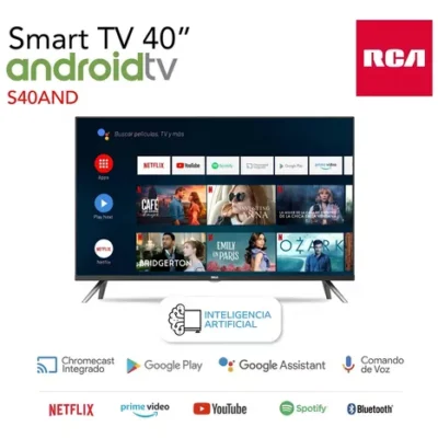 Rca s40and-f  smart android 40″ 4k con control de voz