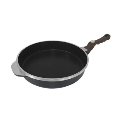 LAURYFORTE B-5200T SARTEN CON MANGO C/TAPA CON ANTIAHDERENTE 2.50 LTS. COLOR BRONCE