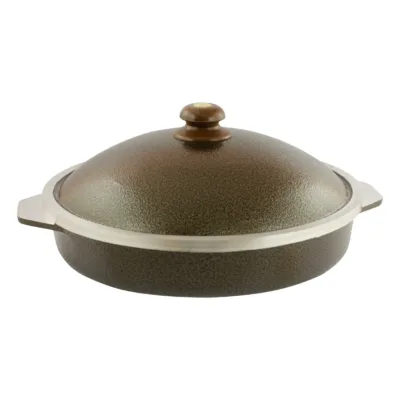 LAURYFORTE B-7500T PAELLERA 4.5 LTS. CON TEFLON COLOR BRONCE.