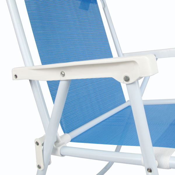 Mor sillon plegable Sannet Alta ACERO Sannet Blanco coversol modelo (002285) - Imagen 3