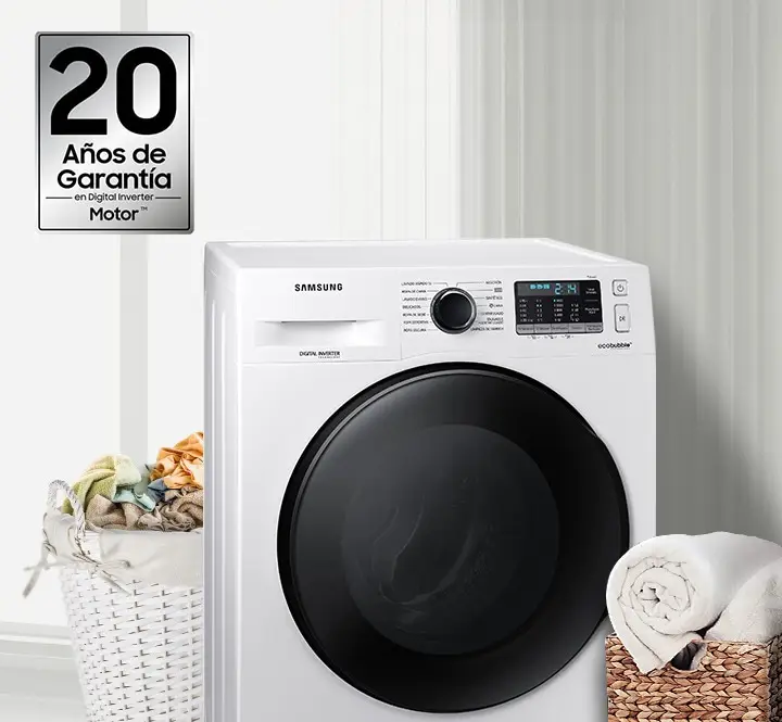 Samsung ww-95a046bwubg carga frontal 11p 9.5kg 1400rpm. inverter blanco - Imagen 10