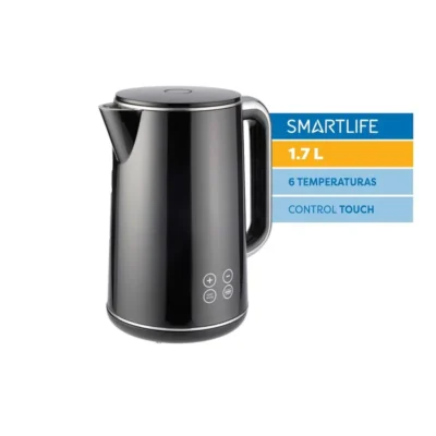 Smartlife sl-ekdd1720 pava electrica 1.7l. digital con 6 niveles de temperatura