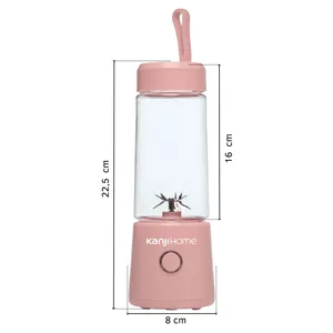Kanjihome kj-pl001p licuadora portatil usb rosa.