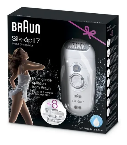 Braun Se7561 depiladora Silk Epil 7 Wet&Dry (en húmedo y seco) + Trimmer Inalámbrica - Imagen 4