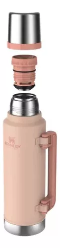 Stanley termo clasico 1.4 lts con manija color rosa - Imagen 2