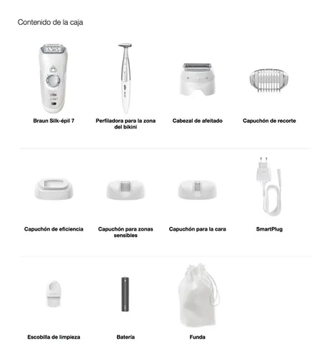Braun Se7561 depiladora Silk Epil 7 Wet&Dry (en húmedo y seco) + Trimmer Inalámbrica - Imagen 2