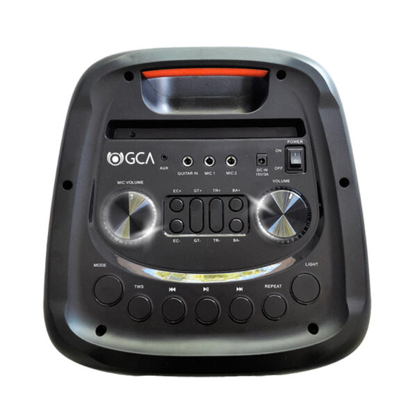 Gca sp-8218  parlante warrior 2 x 8  a batería, con luces rítmicas tipo flama - Imagen 5