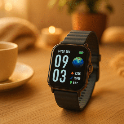 Fox box gnr-swtk-100 smart watch colores azul/beige/negro.