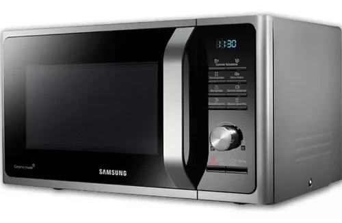 Samsung mg-28f3k3 microondas 28 lts.con grill silver. - Imagen 2