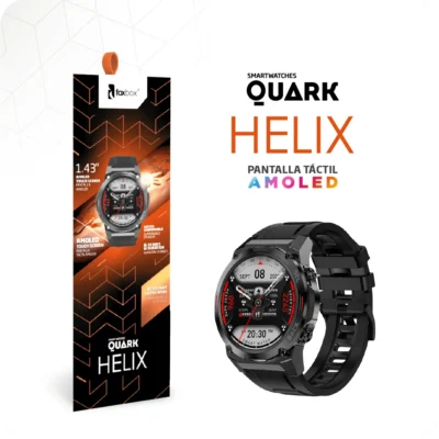Fox box fbx-hexbx-200 smart watch helix colores gris/naranja/negro.