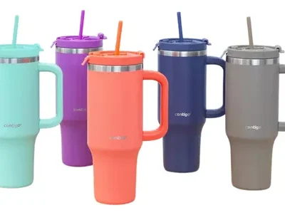 Contigo vaso térmico streeterville Tumbler 1.180 ml. colores: Beige, Azul, Coral, Fucsia, Verde agua