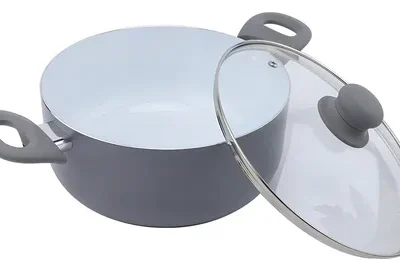 Vonne ccak-bcc3 batería de cocina 3 piezas cerámica chic-gris.