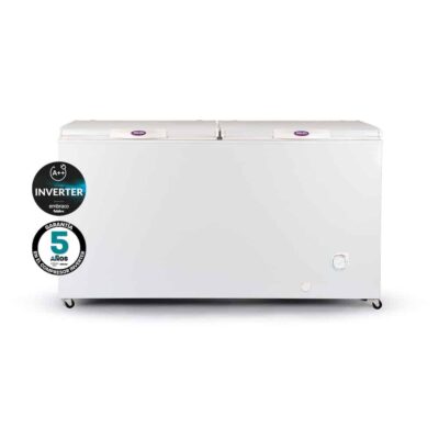 Inelro fih-550 a++ freezer full-4f 470 lts blanco inverter.
