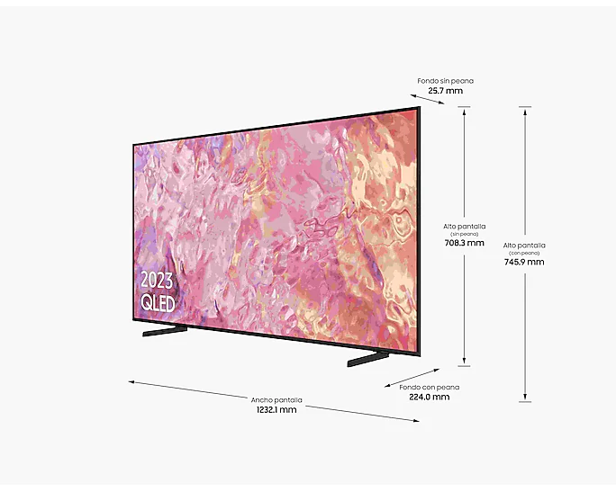 Samsung qn55q65cagczb qled 55" tv smart 4k uhd sistema Tizen - Imagen 8