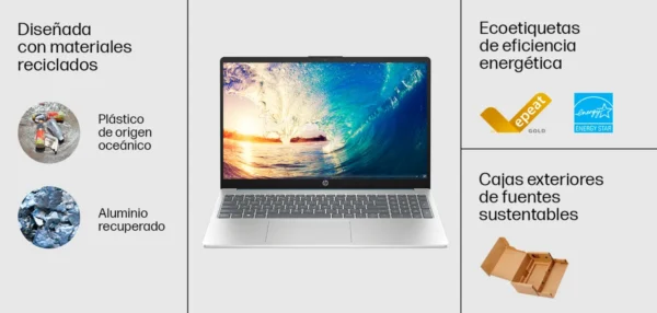 Notebook HP 15-fd0056la n305 core i3, 8gb ram, ssd 512gb, 15.6", windows 11 - Imagen 5
