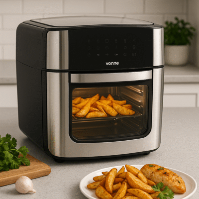 Vonne cfai-16ln horno con grill y freidora de aire sin aceite 16lts multifuncion.