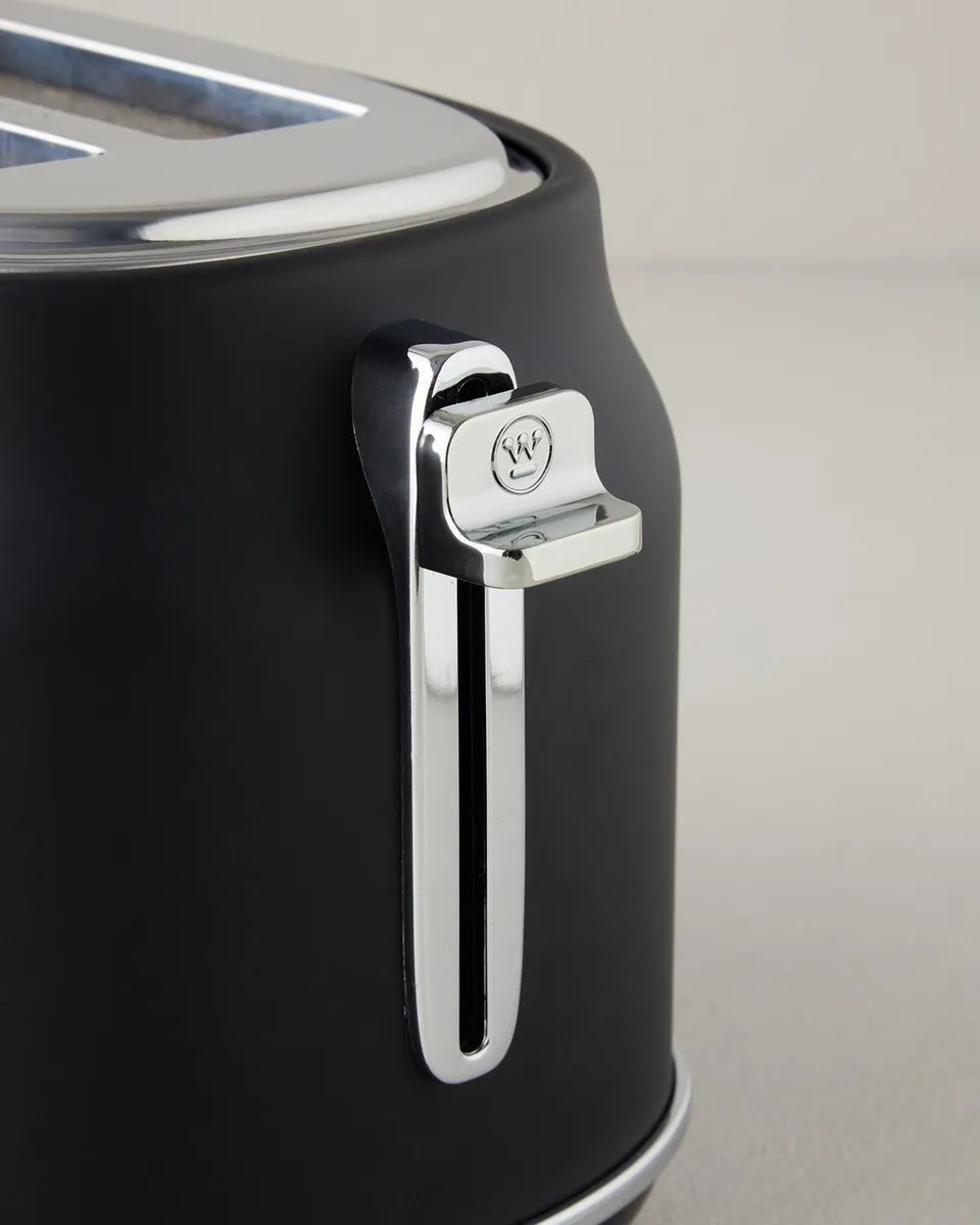 Westinghouse wh-tm800-03 tostadora retro negra. - Imagen 7