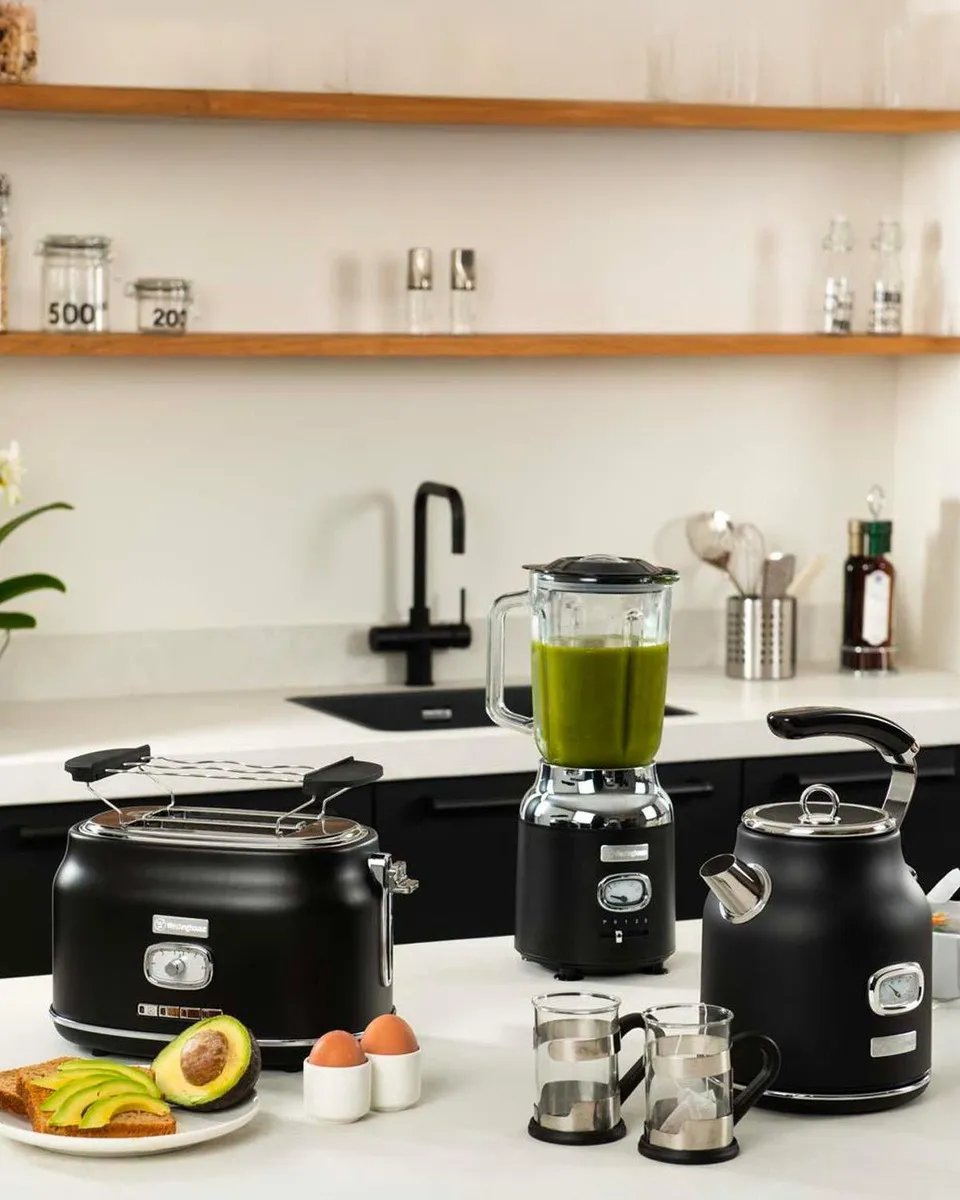 Westinghouse wh-tm800-03 tostadora retro negra. - Imagen 10