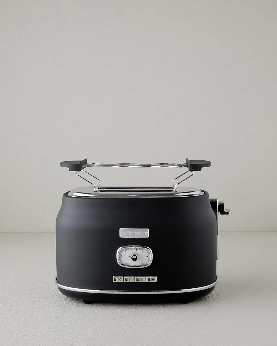 Westinghouse wh-tm800-03 tostadora retro negra. - Imagen 3