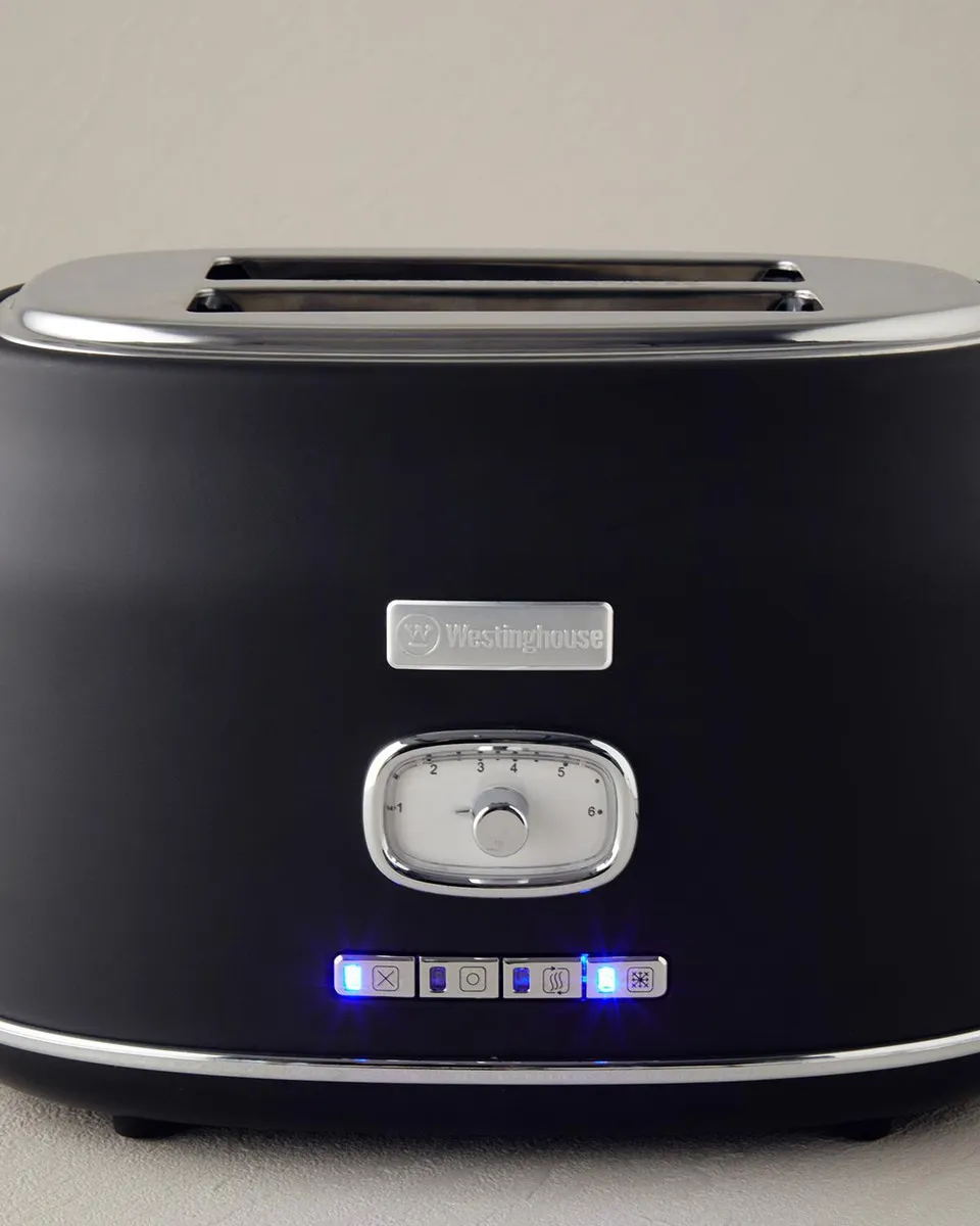 Westinghouse wh-tm800-03 tostadora retro negra. - Imagen 6
