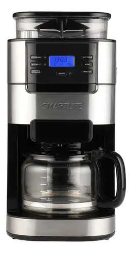 Smartlife sl-cmdg1025 cafetera digital con filtro y molinillo 1,5l. - Imagen 4