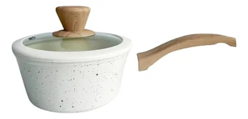 Carol cacerola antiadherente 16" base de inducción granito crema (6716). - Imagen 7