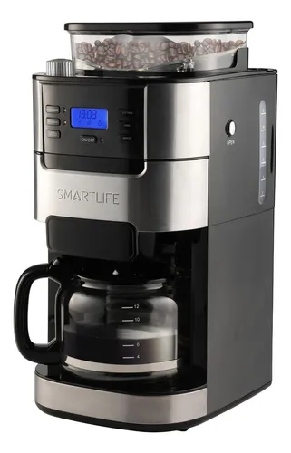 Smartlife sl-cmdg1025 cafetera digital con filtro y molinillo 1,5l. - Imagen 2