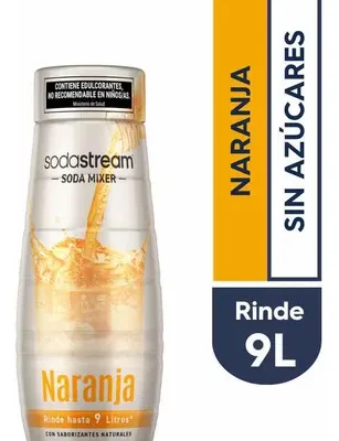 Sodastream soda mixer naranja 440ml rinde 9lts.