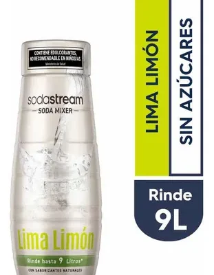 Sodastream soda mixer lima-limon 440ml rinde 9lts.
