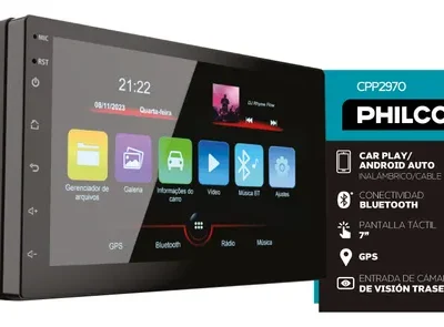 Philco cpp-2970 autoestéreo multimedia pantalla 7″ con android.