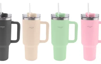 Vonne frts-118s vaso termico 1.18lts con sorbete colores verde, rosa, beige, gris.