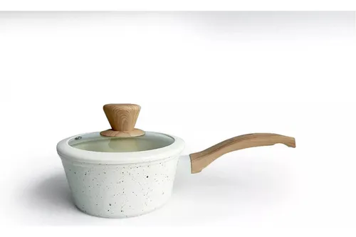 Carol cacerola antiadherente 16" base de inducción granito crema (6716). - Imagen 2