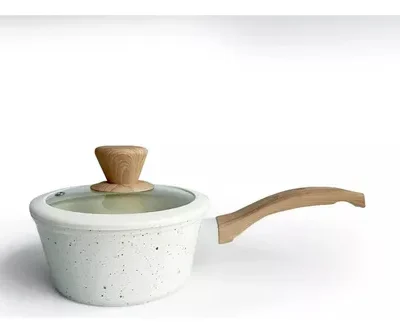 Carol cacerola antiadherente 16″ base de inducción granito crema (6716).