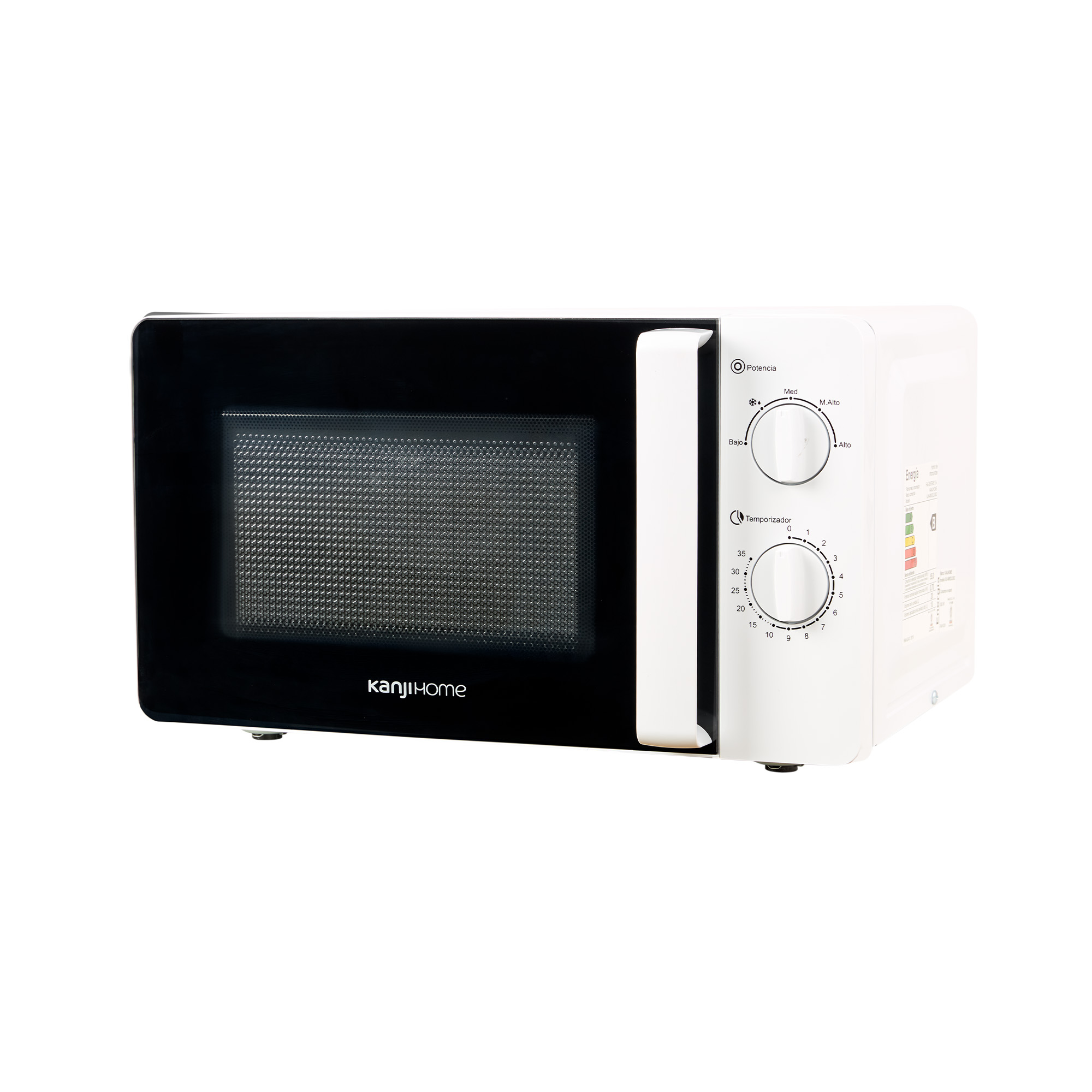 Kanjihome kjh-mw2xlx002 microondas 23l analogico blanco - Imagen 5