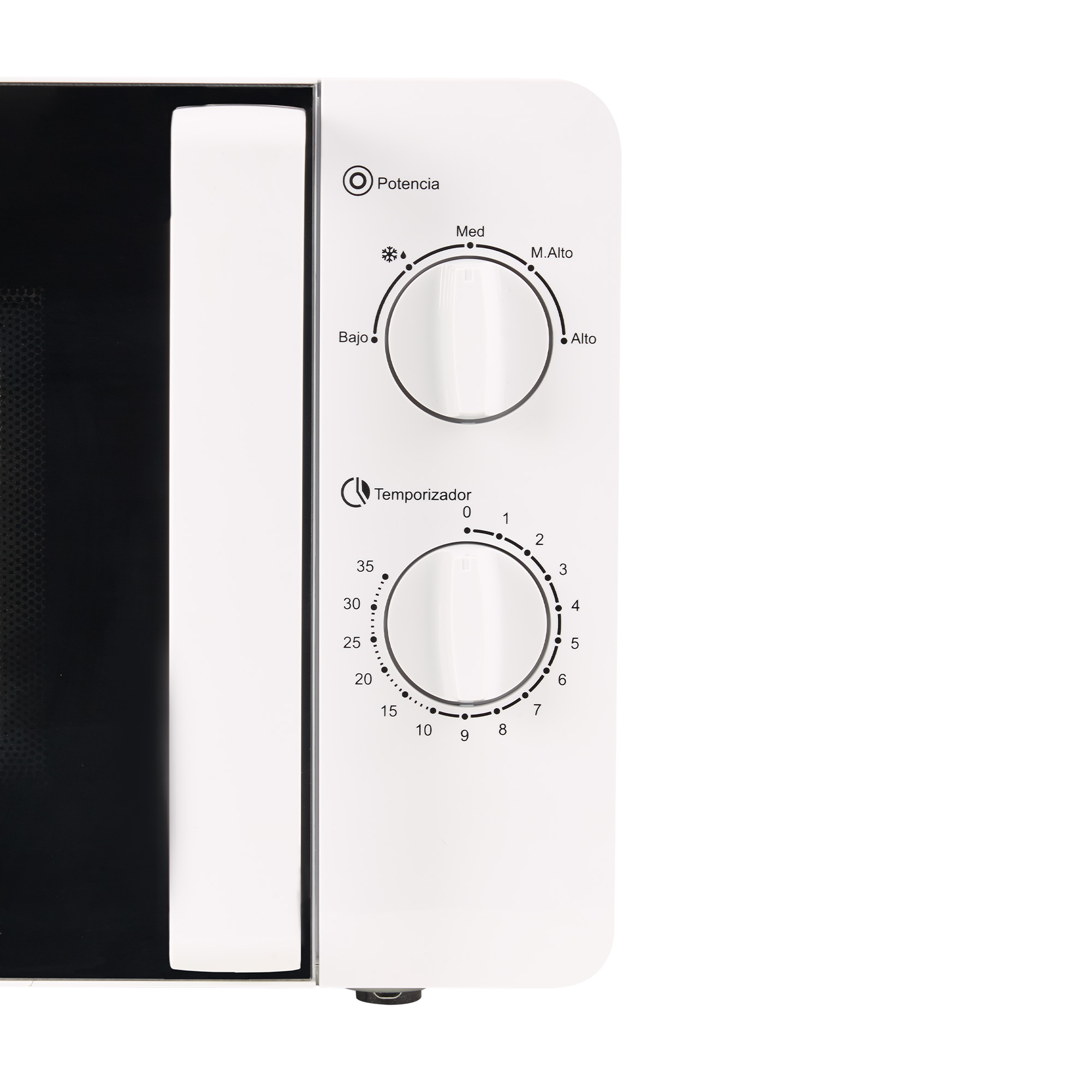 Kanjihome kjh-mw2xlx002 microondas 23l analogico blanco - Imagen 6