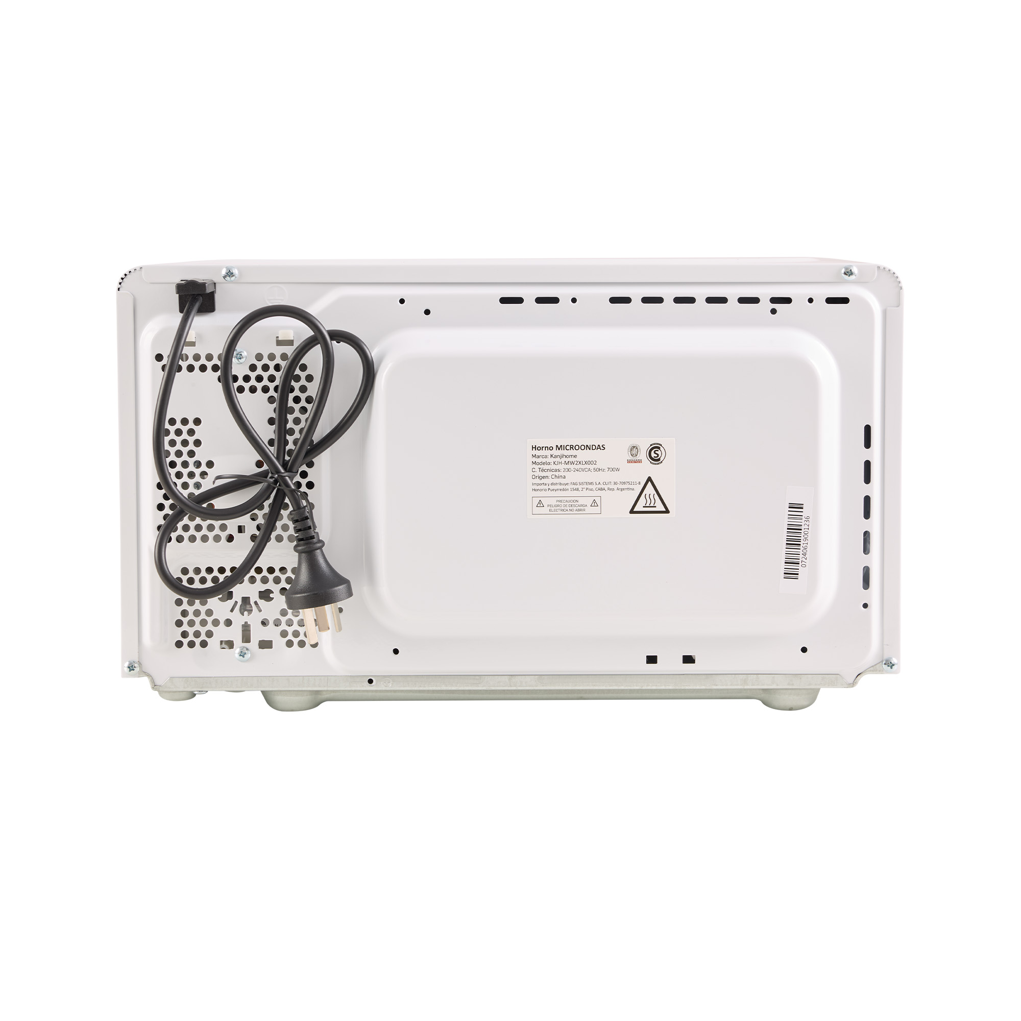 Kanjihome kjh-mw2xlx002 microondas 23l analogico blanco - Imagen 7