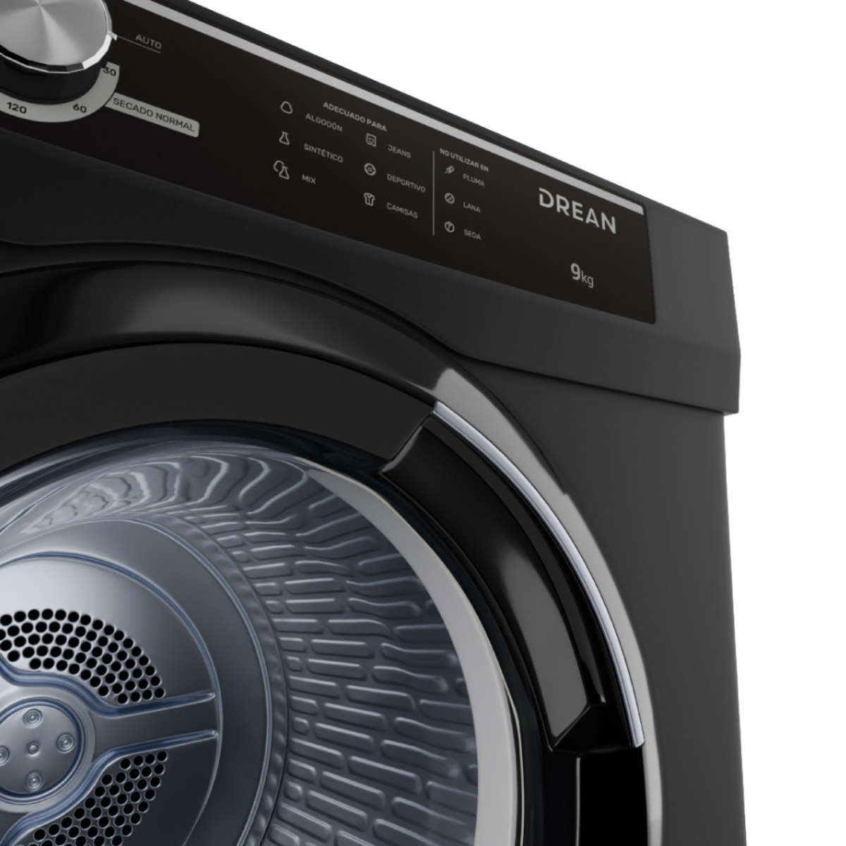 Drean sed090vgclo secarropa calor 9kg 1770w gris. - Imagen 6