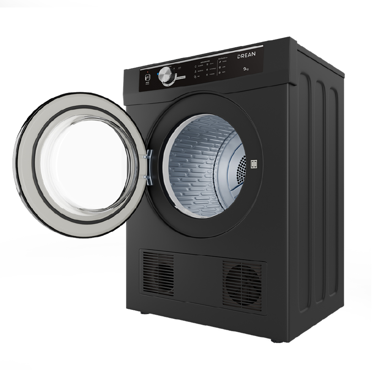 Drean sed090vgclo secarropa calor 9kg 1770w gris. - Imagen 4