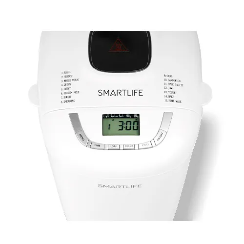 Smartlife sl-bm1349 fabrica de pan 900g. 15 programas 550w. color blanco. - Imagen 6