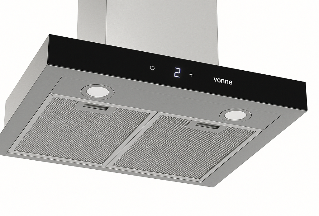 Vonne ccei-td60 campana extractora 230w digital color acero - Imagen 3