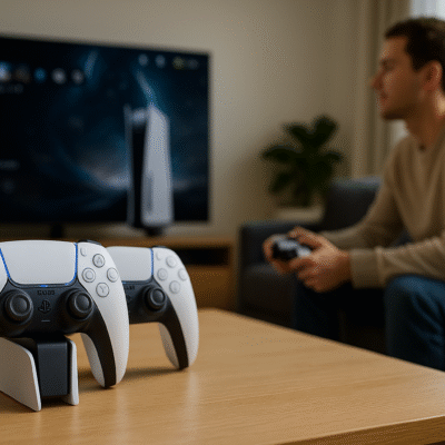 Sony cfi-zct1w joystick original ps5 control inalámbrico dualsense blanco