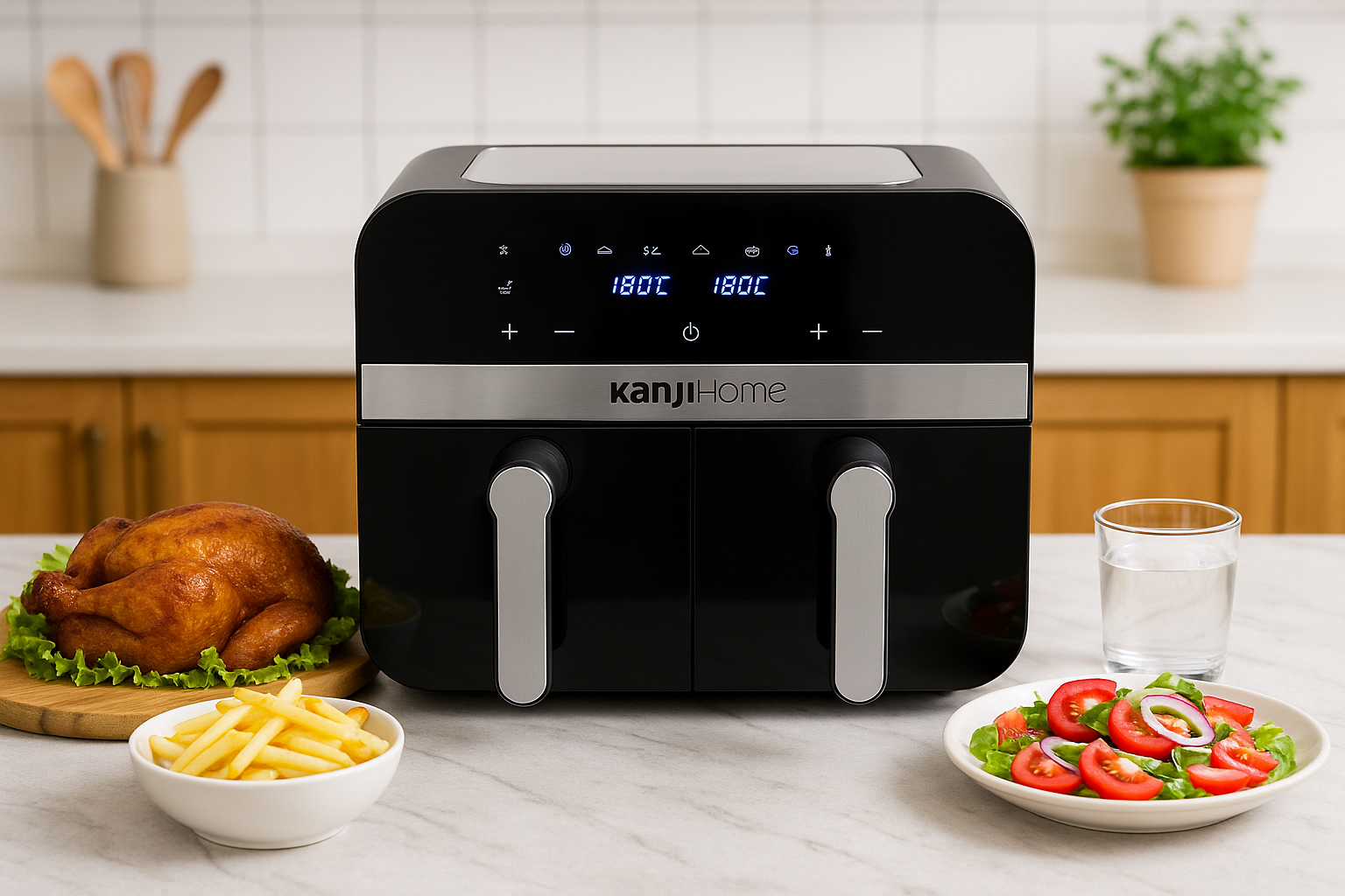 Kanjihome kjhaf-2201 freidora de aire 12lts.digital 2000w.