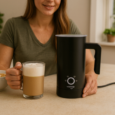 Vonne celi-esp4 espumador de leche 3 en 1 espuma en frio y caliente