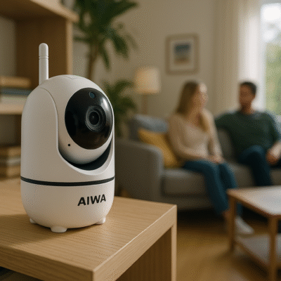 Aiwa aw-cam100in camara de seguridad interior wi-fi.