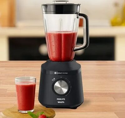Philips hr-2262/90 licuadora 5 velocidades 2lts. jarra de vidrio 700w.
