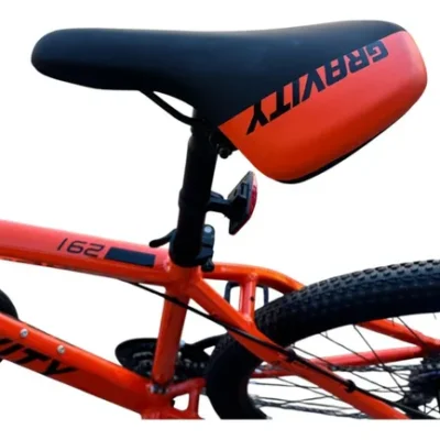 Gravity glock nn  mtb aluminio r-29 fd talle m/l-19  naranja y negro.